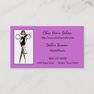 Diva Hair Salon Business Cards