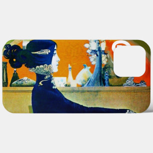DIVA IN BLUE ,BEAUTY FASHION MONOGRAM iPhone 13 PRO MAX CASE