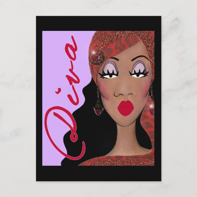 DIVA is a four letter word...Postcards Postcard (Front)