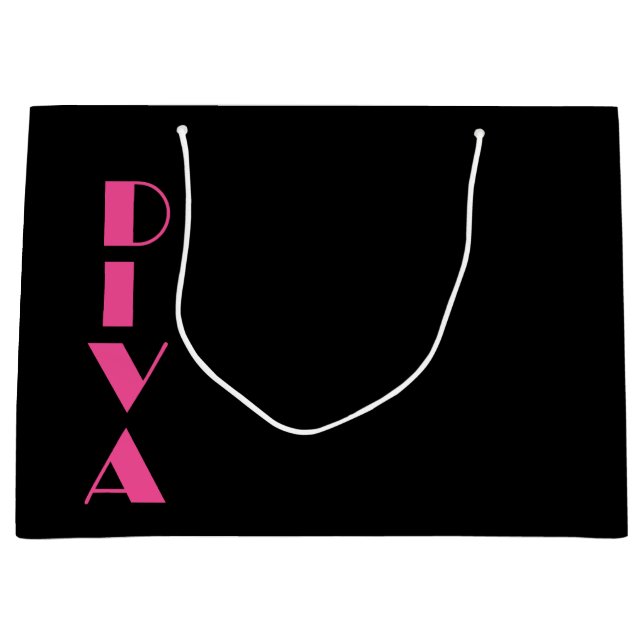 "DIVA" LARGE GIFT BAG (Front)