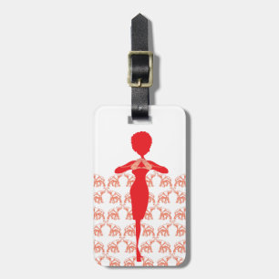 Diva Love Travel Bag Tag Template