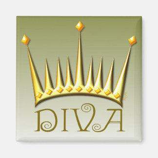 Diva magnet in gold AH2010