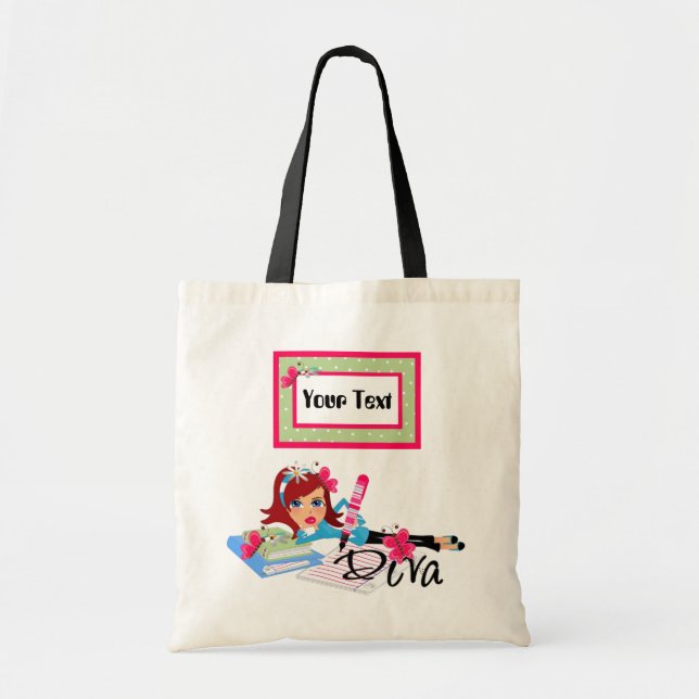 Diva Misc Budget Tote Bag (Front)