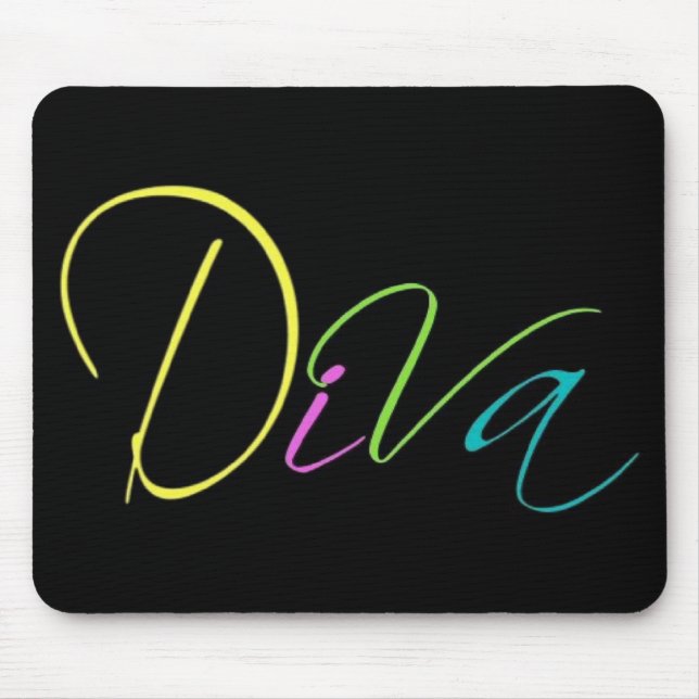 "Diva" Mouse Mat (Front)