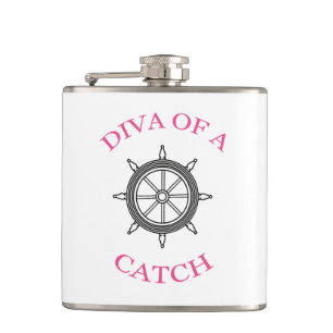 “DIVA of a Catch”  Hip Flask