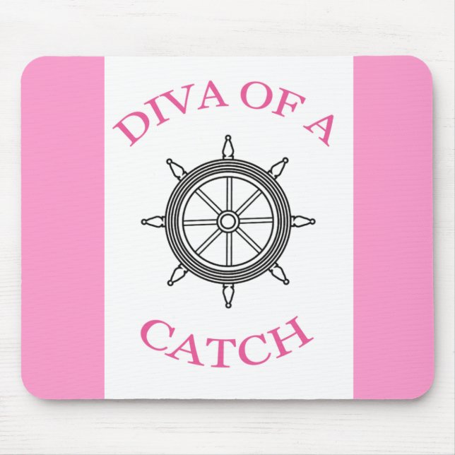 DIVA Of A CATCH mousepad (Front)