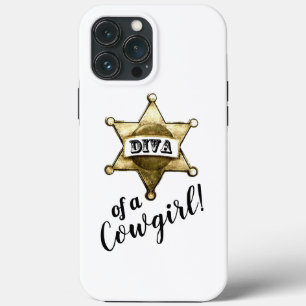 “Diva of a Cowgirl” iPhone 13 Pro Max Case