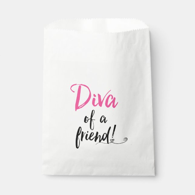 DIVA of a Friend Favour Bags (Front)
