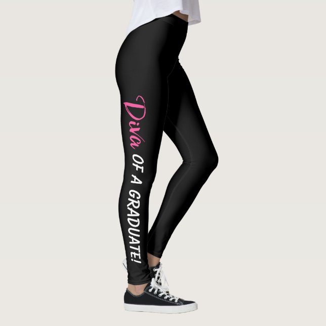 “Diva of a Graduate!” Leggings (Right)