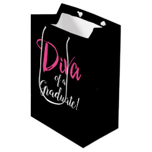 "DIVA of a Graduate!” Medium Gift Bag