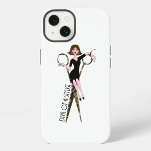 Diva Of A Stylist (Dark Hair) iPhone 13 Case