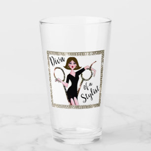 “Diva of a Stylist” Glass