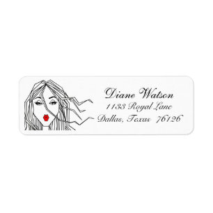 Diva of an Address Label