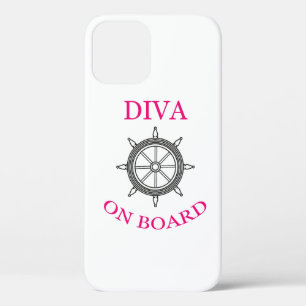 "Diva on Board"  iPhone 12 Case
