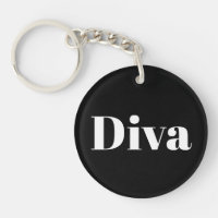 Diva Opera Singer Music Stylish Chic Black White