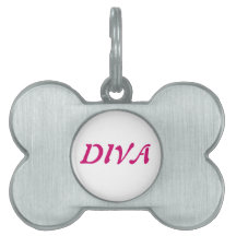 "DIVA" Pet Tag