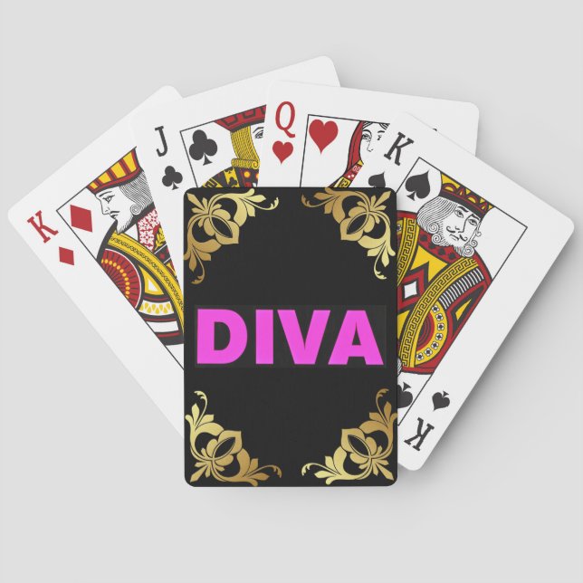 Diva Playing Cards (Back)