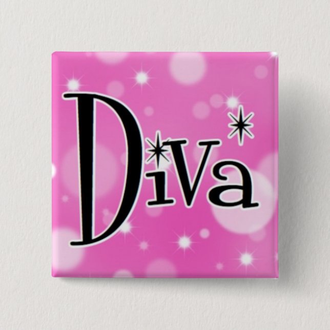 Diva square button (Front)