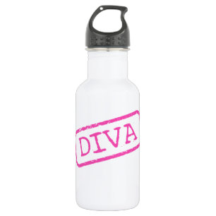 “Diva Stamped and Approved” Water Bottle