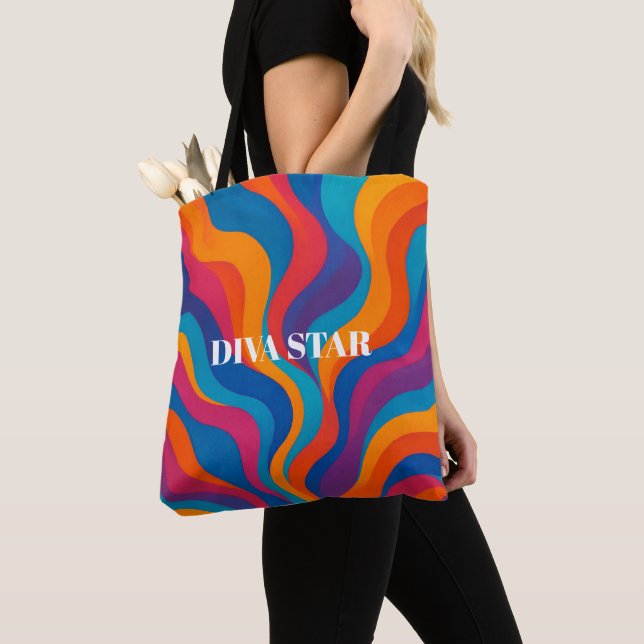 Diva Star Tote Bag – Designed for Successful Women (Close Up)