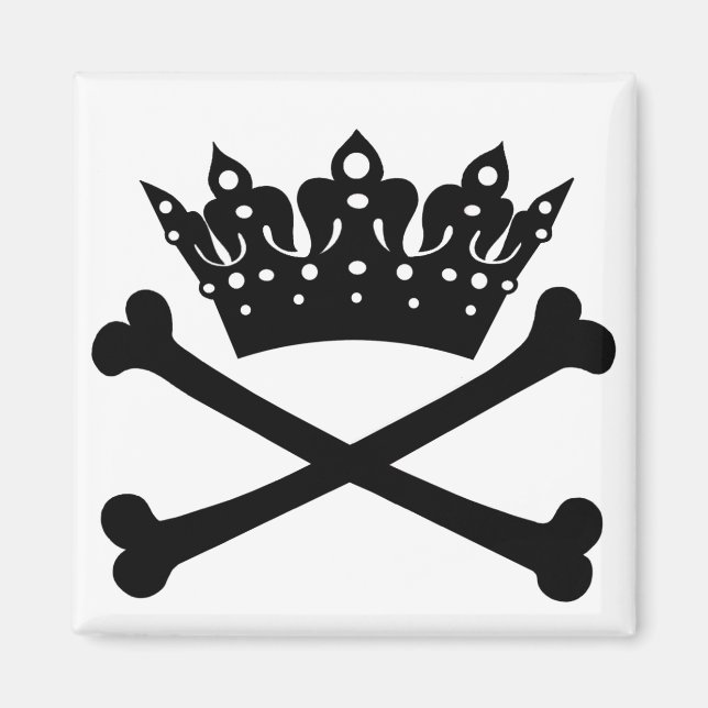 "DIVA to the Bone!" Cross Bones Magnet (Front)