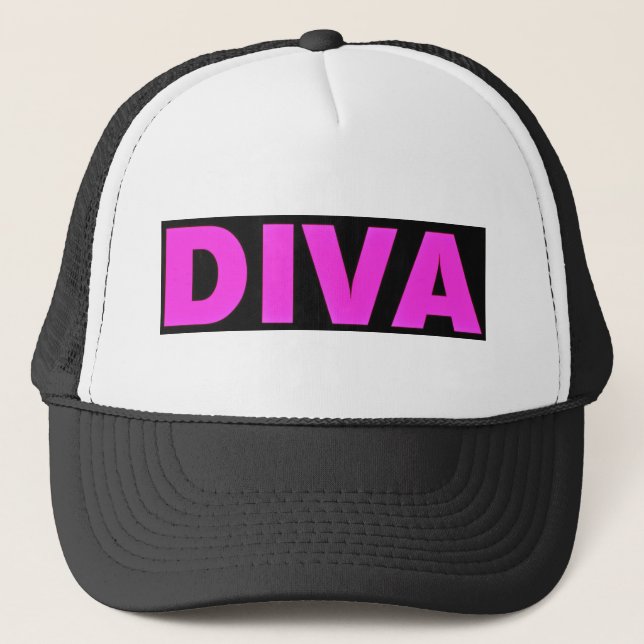 Diva Trucker Hat (Front)
