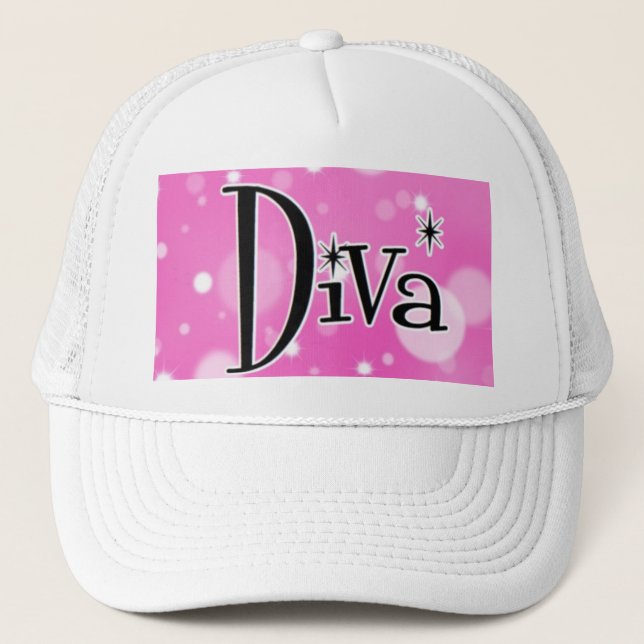 Diva Trucker Hat (Front)