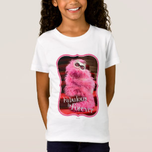 Diva White Cat Wrapped in Pink Boa on Red Carpet T-Shirt