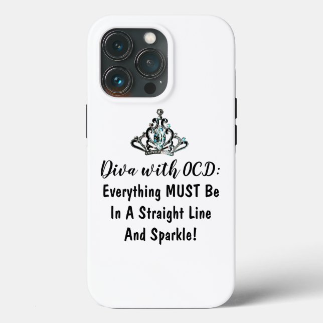 "DIVA with OCD" Case-Mate iPhone Case (Back)