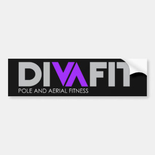 DivaFit Bumper Sticker (Dark)
