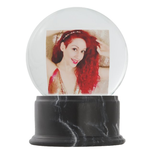 Divalicious Candi Snow Globe (Front)