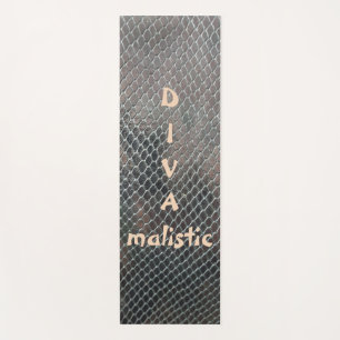 DIVAmalistic Multicolor Snakeskin Print Yoga Mat