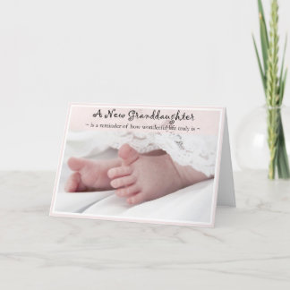 Diva's Congrats on Your New Granddaughter Card