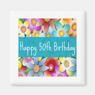 Diva's Happy 50th Birthday Magnet