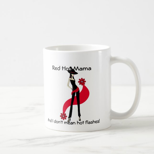 Diva's Hot Mama Hot Flashes Mug for Boomer Women (Right)