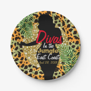 Divas In the Jungle Party Plates