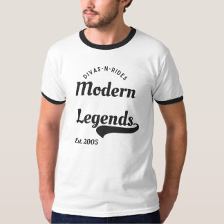 Divas-N-Rides Modern Legends Men's Ringer T-shirt