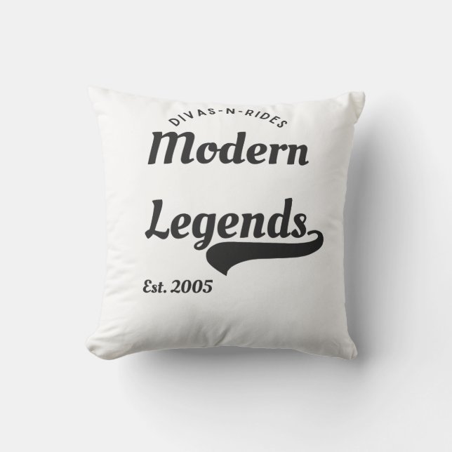 Divas-N-Rides Modern Legends One-Piece Cushion (Front)