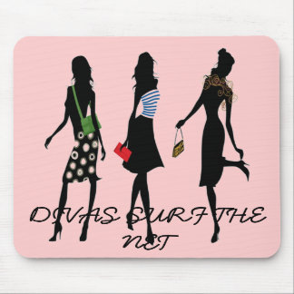 DIVAS SURF THE NET Mousepad
