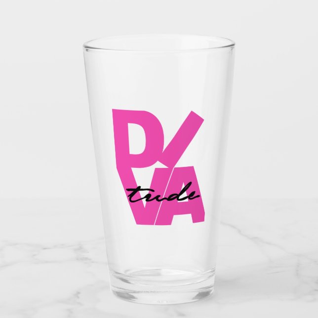 “DIVAtude” Glass (Front)