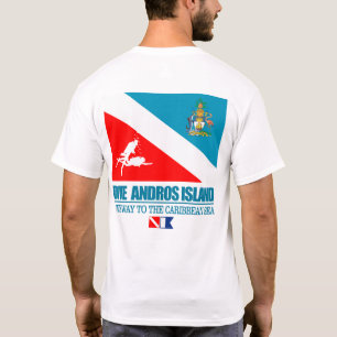 Dive Andros Island (sq) T-Shirt