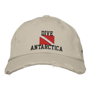 Dive Antarctica Distressed Baseball Cap