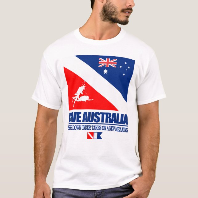 Dive Australia (sq) T-Shirt (Front)