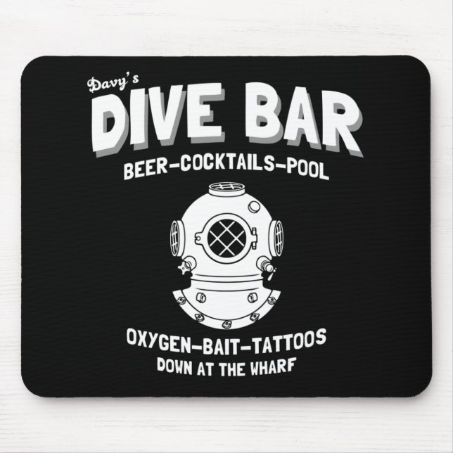 Dive Bar Mouse Mat (Front)