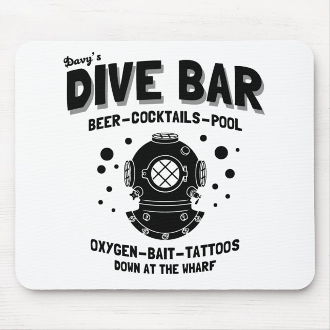 Dive Bar Mouse Mat (Front)