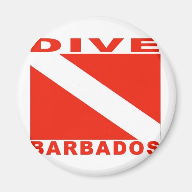 Dive Barbados Magnet (Front)