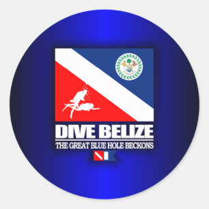 Dive Belise Classic Round Sticker