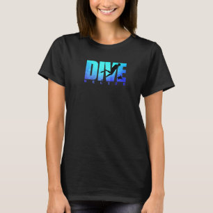 Dive Belize Shark Scuba Diver Reef Freediving Snor T-Shirt
