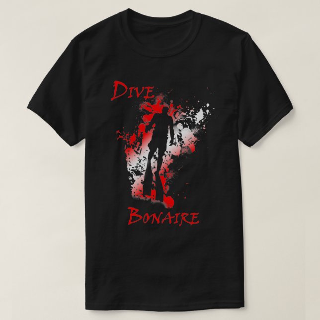 Dive Bonaire West Indies Vacation Diving  T-Shirt (Design Front)