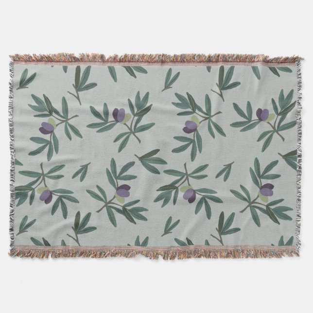 Dive branch pattern botanical blanket (Front)